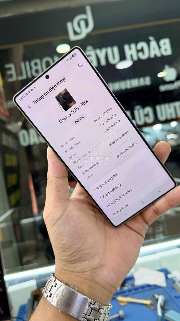 Samsung Galaxy S25 Ultra 256GB Đen. Mua bán Điện thoại tại Quận Bình Thạnh Tp Hồ Chí Minh được đăng bởi Phan Luận hình 1