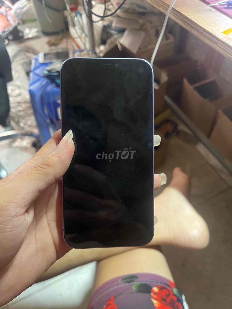 iPhone 12 128gb Quốc tế Tím icloud sạch. Mua bán Điện thoại tại Thành phố Vĩnh Yên Vĩnh Phúc được đăng bởi NVH hình 1