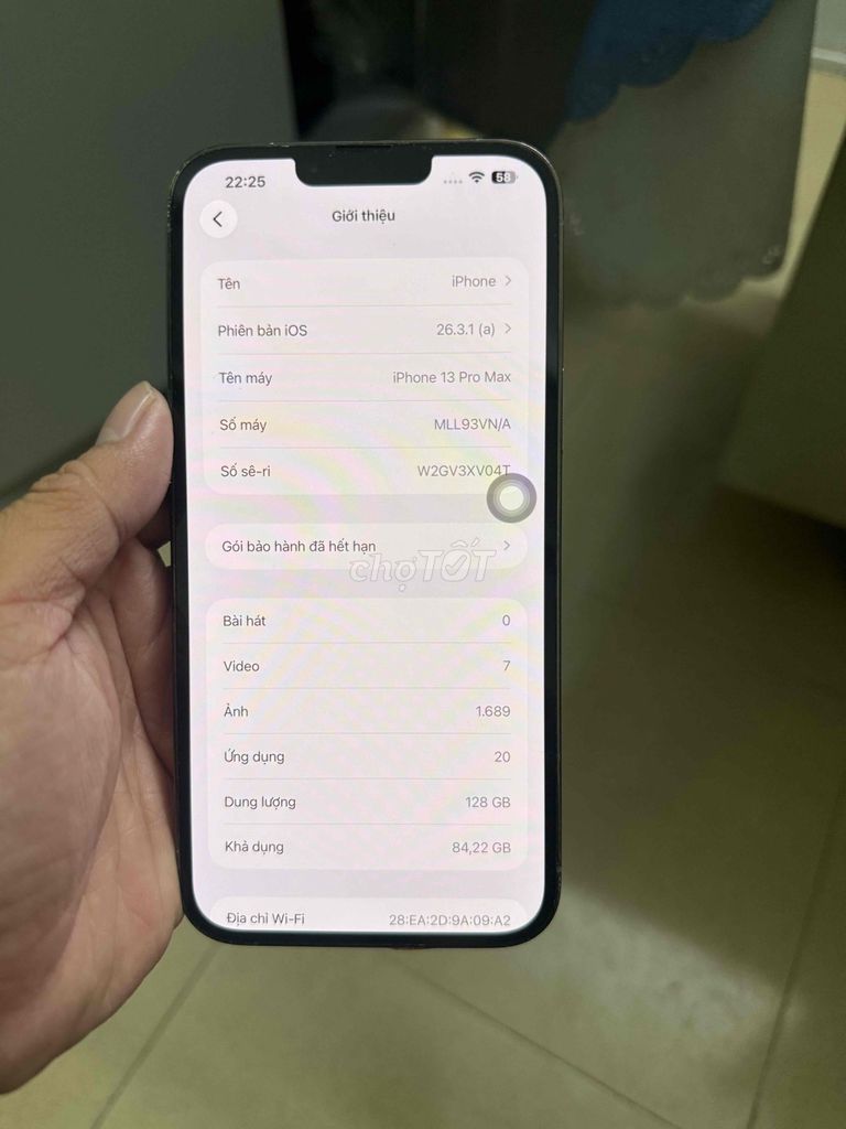 iPhone 13 Pro Max 128GB zin bán hay giao lưu. Mua bán Điện thoại tại Quận 6 Tp Hồ Chí Minh được đăng bởi Hồng giòn hình 1
