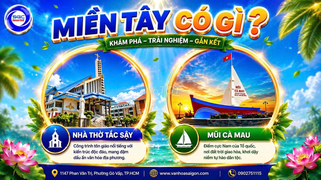 Tour Miền Tây 2 ngày 1 đêm SGC Tourist. Du lịch tại Quận Gò Vấp Tp Hồ Chí Minh được đăng bởi NGỌC TRÂN hình 1