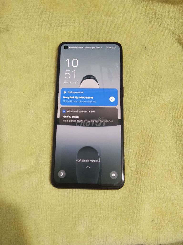 Oppo Reno5 Đen. Mua bán Điện thoại tại Huyện Châu Thành An Giang được đăng bởi Nguyễn Hoàng Phúc hình 1