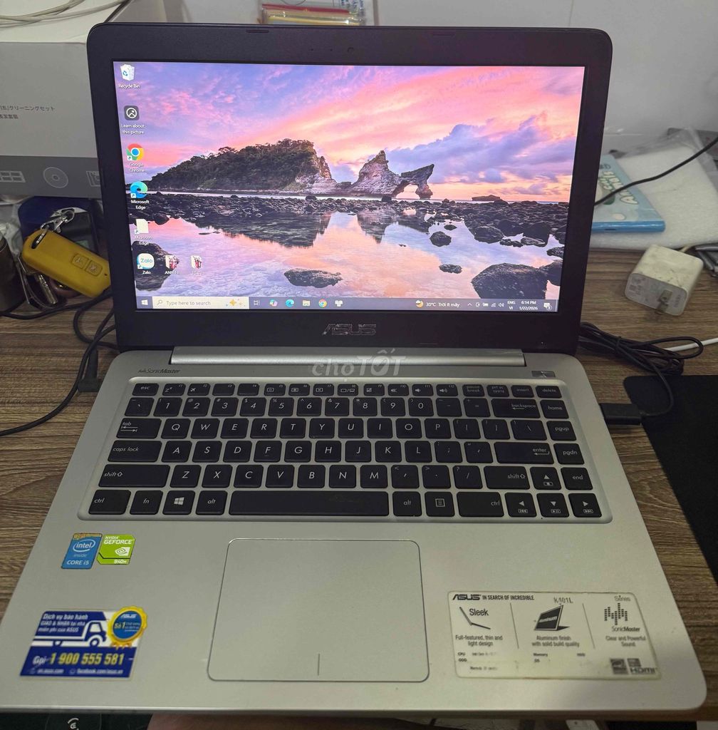 Laptop ASUS K401L, 14in, I5-5200U. Mua bán Laptop tại Quận 12 Tp Hồ Chí Minh được đăng bởi TROBOT hình 1