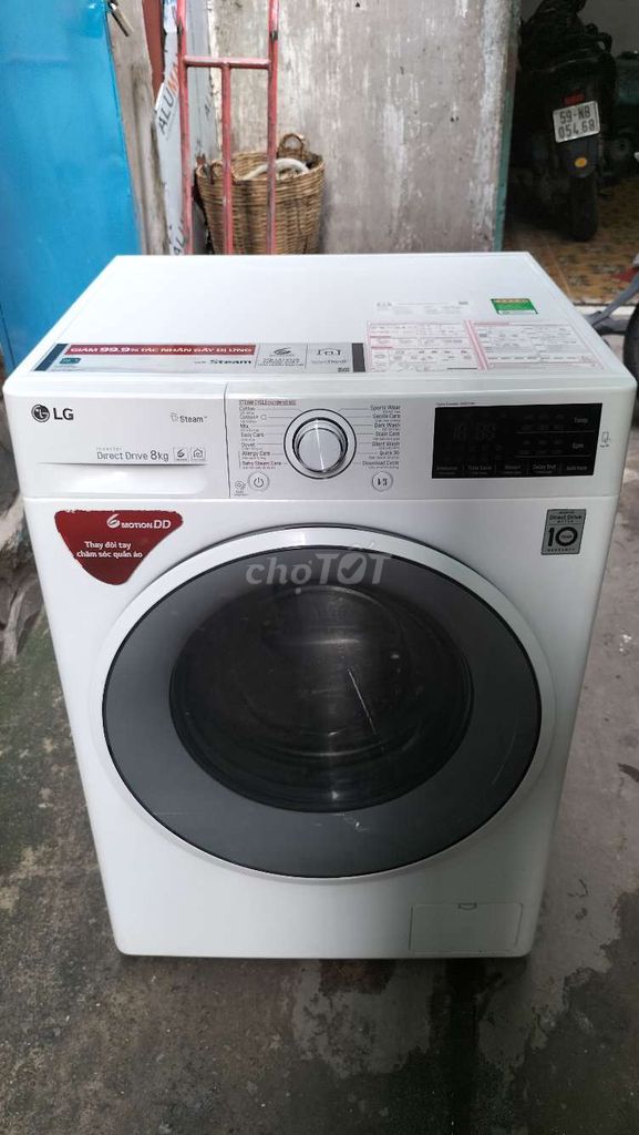 Máy giặt LG 8kg lnverter cửa trước