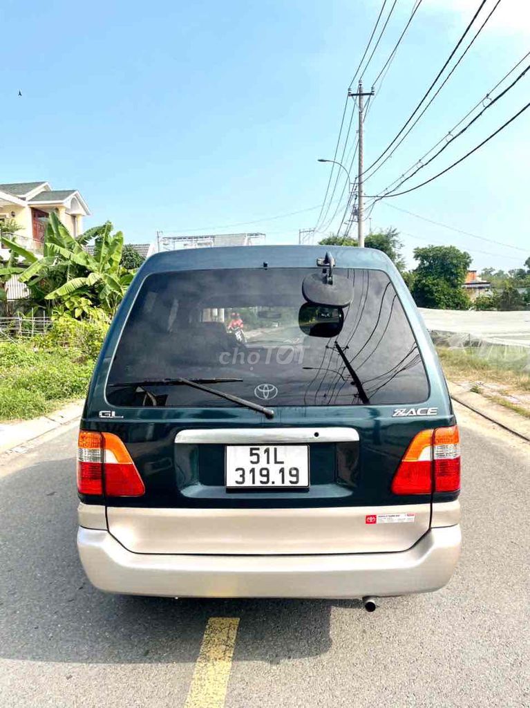 BÁN TOYOTA ZACE GL ĐỜI 2003 TEM ZIN , NỈ ZIN. Mua bán Ô tô tại Huyện Hóc Môn Tp Hồ Chí Minh được đăng bởi Lương mạnh tuấn hình 4