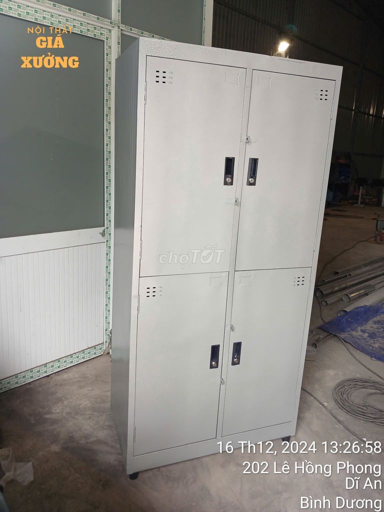 TỦ SẮT TỦ 4 CÁNH -- TỦ LOCKER VĂN PHÒNG --- HỒ SƠ