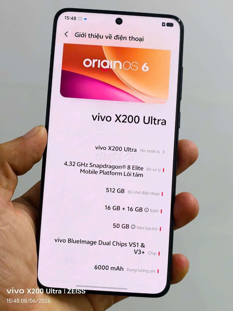 Vivo X200 Ultra 16GB/512GB Đỏ Snapdragon 8 Elite. Mua bán Điện thoại tại Huyện Mỏ Cày Bắc Bến Tre được đăng bởi Khánh Nguyễn Mỏ Cày Bắc hình 1