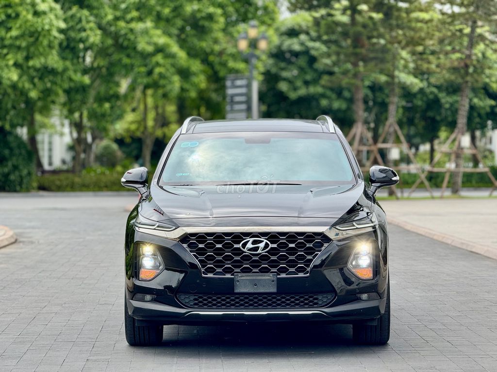 ✅Hyundai Santafe 2019 HTRAC hai cầu máy dầu odo 8v