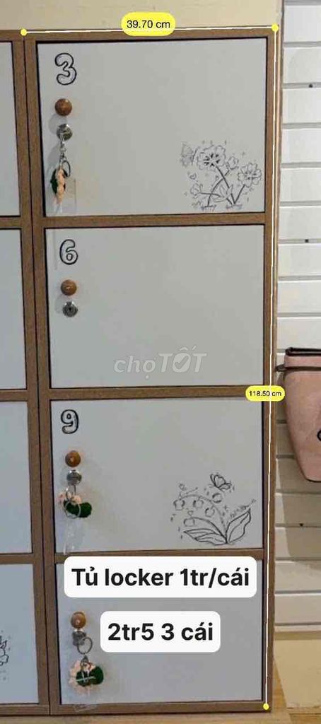 Tủ locker gỗ hiện đại. Mua bán Tủ, kệ gia đình tại Quận 3 Tp Hồ Chí Minh được đăng bởi Khả Quỳnh Phan hình 1