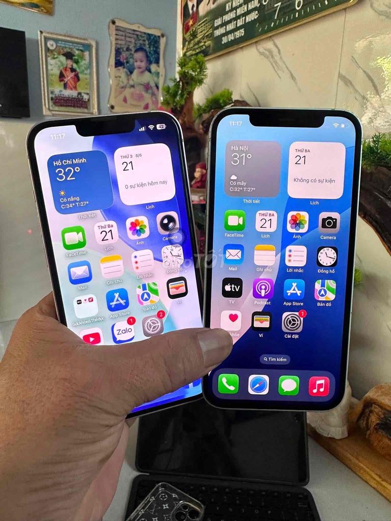 Apple iPhone 12 64GB Xanh ngọc VN/A Đã sử dụng. Mua bán Điện thoại tại Thành phố Thuận An Bình Dương được đăng bởi  Phan Trung hình 1