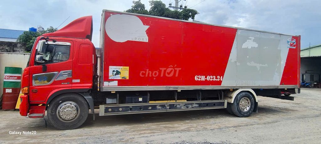 Xe tải HINO 500 2018 Màu đỏ thùng dài 8m7. Mua bán Xe tải, xe ben tại Huyện Đức Hòa Long An được đăng bởi Huy Quang hình 2