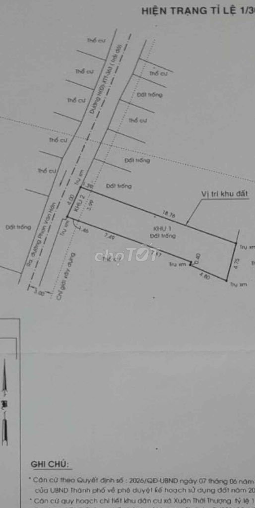 🌈Đất 4X21m-Đường 4.5m-Phan Văn Hớn-Ấp 5 XTT-Xây Dựng Tự Do