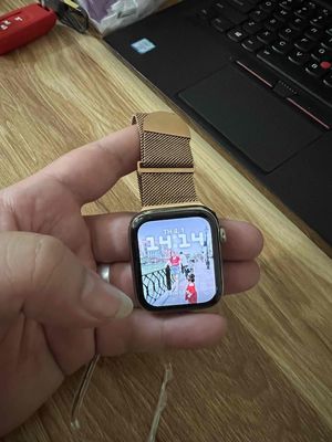 Apple Watch S6 44mm bản thép gold đẹp 99%