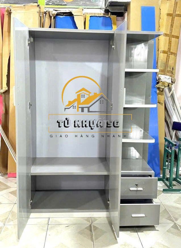 Tủ quần áo nhựa 1m8 x 1m23Tủ quần áo&Tủ quần áo&. Mua bán Tủ, kệ gia đình tại Huyện Đức Hòa Long An được đăng bởi Nội thất giá xưởng hình 1