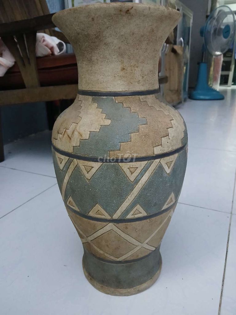Bình bông Gốm xưa 40cm pass lại 550k . Mua bán Cây cảnh, đồ trang trí tại Quận 8 Tp Hồ Chí Minh được đăng bởi nguyễn phúc hậu hình 1