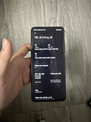 Xiaomi Redmi Note 10 Pro 5G CN 8GB/128GB Đen