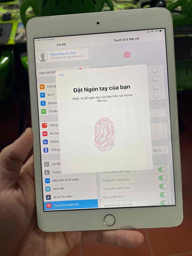 Ipad mini 3 64Gb còn vân tay. Mua bán Máy tính bảng tại Quận Nam Từ Liêm Hà Nội được đăng bởi Anh Đức hình 1