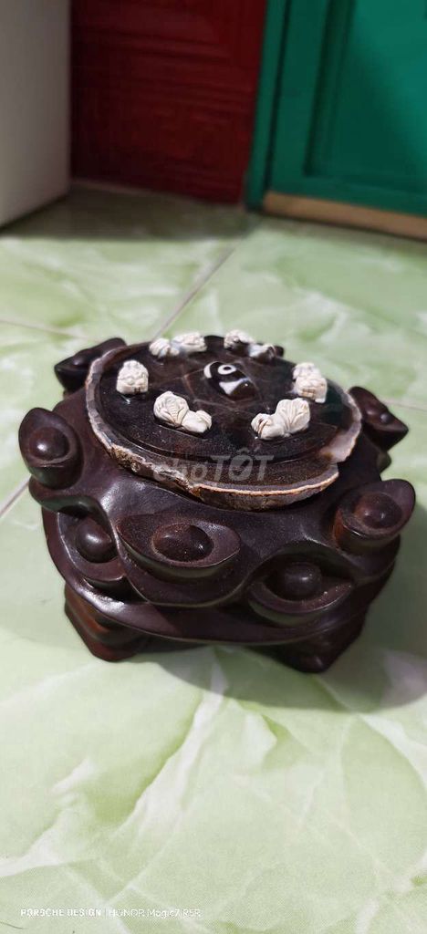Đồ phong thủy Đá mã não Lục lân điêu khắc tay. Mua bán Đồ sưu tầm, đồ cổ tại Thành phố Châu Đốc An Giang được đăng bởi Jack hình 1