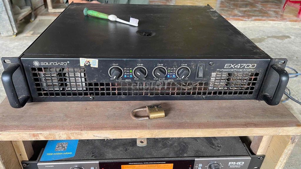 Tăng âm điện 4 kênh SOUNDARD EX4700 Đen. Mua bán Tivi, Âm thanh tại Quận Hải Châu Đà Nẵng được đăng bởi Hải Đăng hình 1