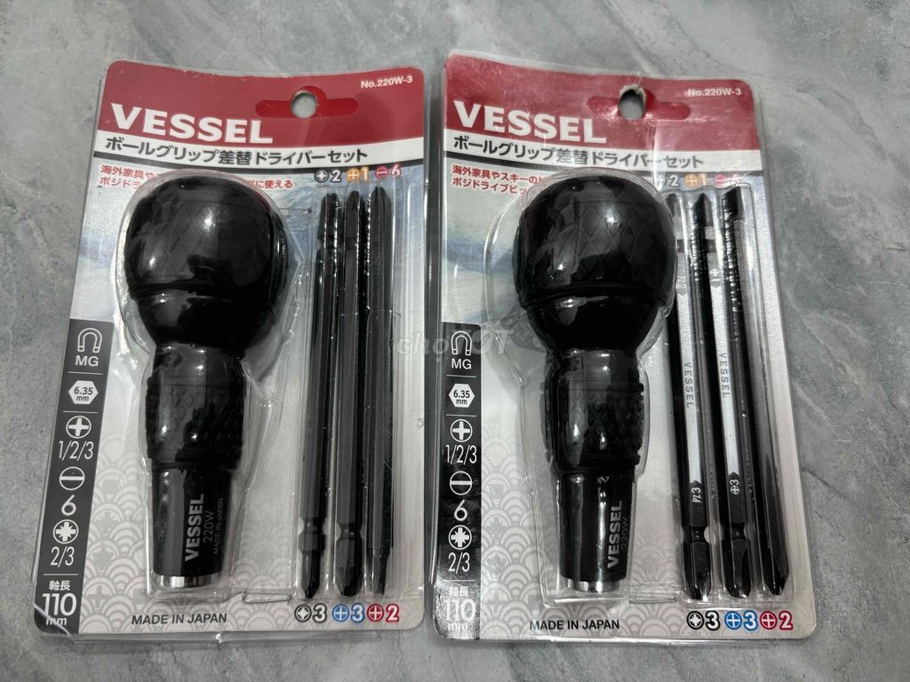 Tua vít Vessel bộ 3 đầu vít. Mua bán Đồ chuyên dụng, Giống nuôi trồng tại Quận 12 Tp Hồ Chí Minh được đăng bởi Thái Đạt hình 1
