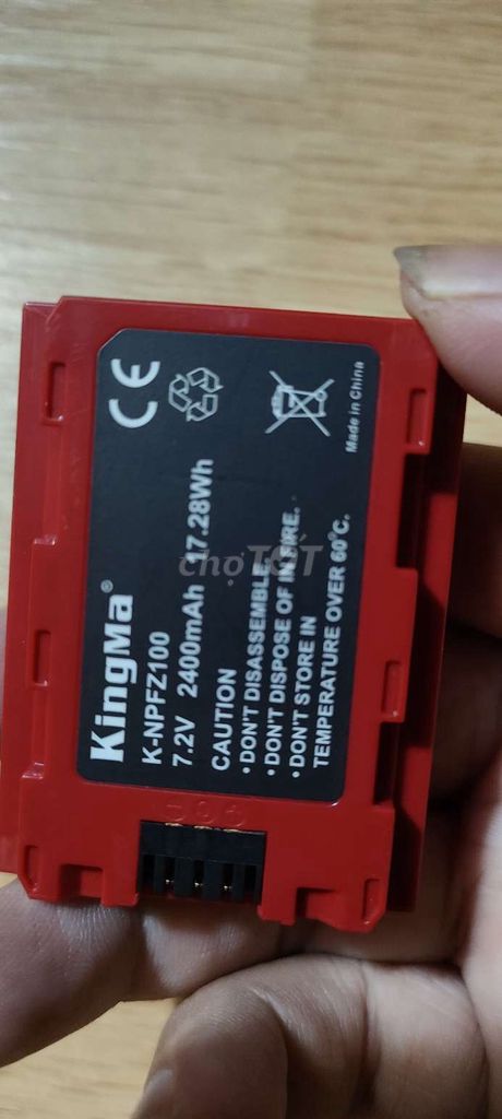 Bán pin Fz100 Kingma, dock sạc cho sony a73/a7r3. Mua bán Máy ảnh, Máy quay tại Quận Ngũ Hành Sơn Đà Nẵng được đăng bởi Dean Dean hình 1