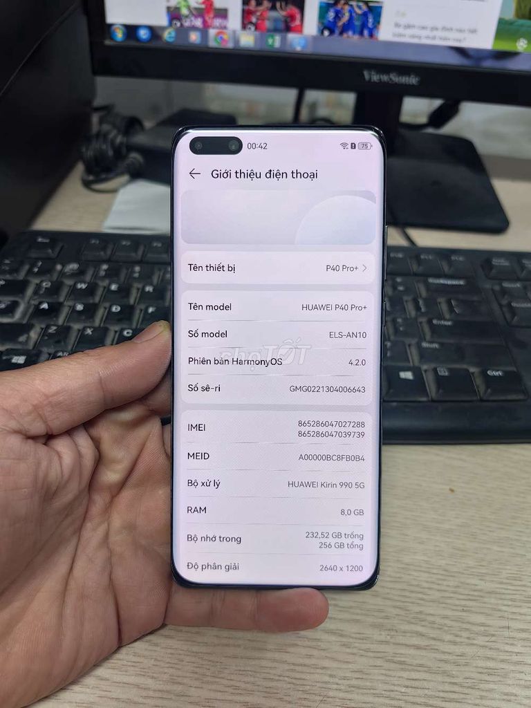 Huawei P40 Pro+ 256GB Đen. Mua bán Điện thoại tại Quận Hai Bà Trưng Hà Nội được đăng bởi Quốc Bảo hình 1