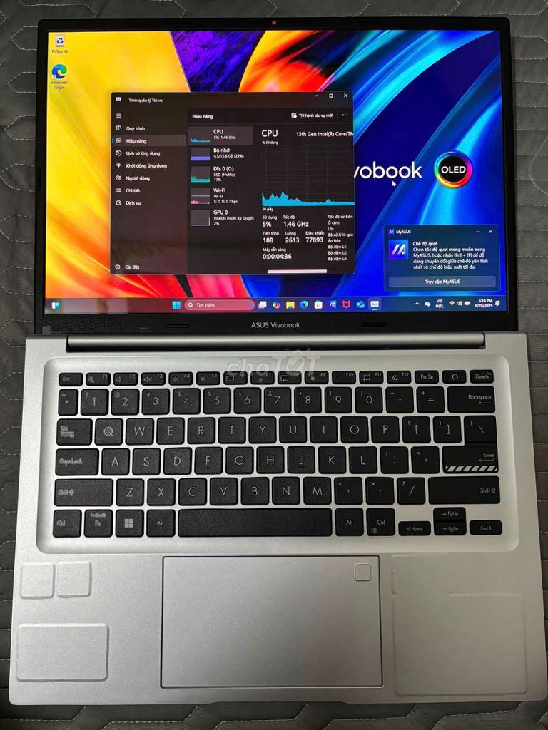 Pass LAPTOP ASUS 14" 16GB OLED 2.8K