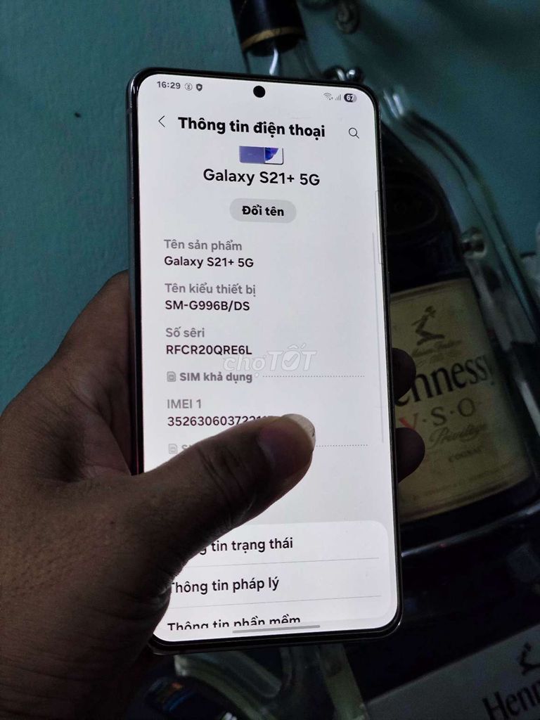 Samsung S21 Plus 5G bản VN, màn zin full Vân có gl. Mua bán Điện thoại tại Quận 8 Tp Hồ Chí Minh được đăng bởi Thanh  Thanh  hình 1
