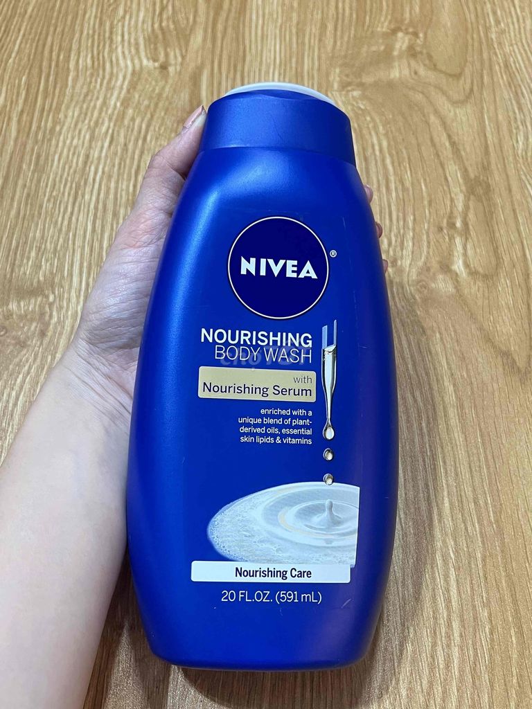 NIVEA Nourishing Care 591ml Xách tay Mỹ chính hãng