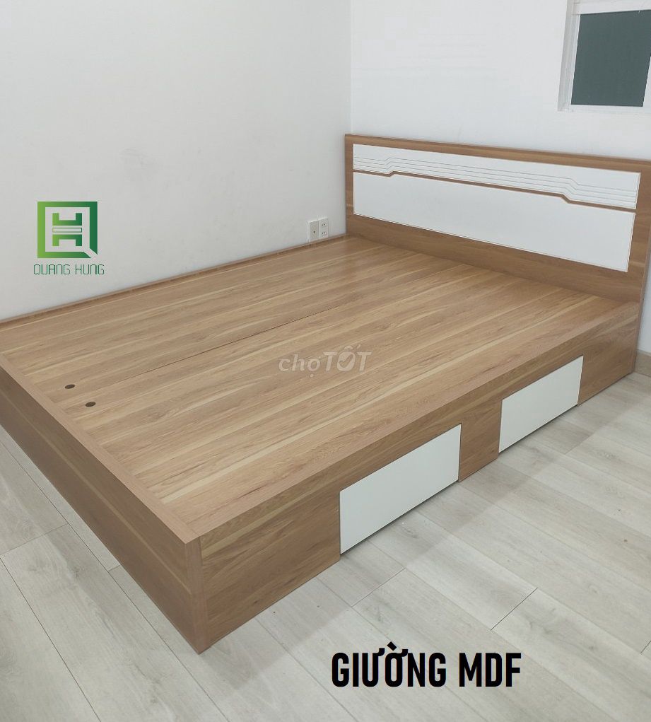 GIƯỜNG MDF-GIƯỜNG MDF=GIƯỜNG MDF=GIƯỜNG MDF$GIƯỜNG. Mua bán Giường, chăn ga gối nệm tại Huyện Nhơn Trạch Đồng Nai được đăng bởi NỘI THẤT NHÀ XINH hình 1