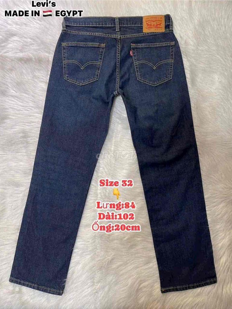 Quần jean Levis 514 Nam Xanh đậm 32 Ai Cập Như mới. Mua bán Quần áo tại Quận Gò Vấp Tp Hồ Chí Minh được đăng bởi 2HAND SHOP hình 1