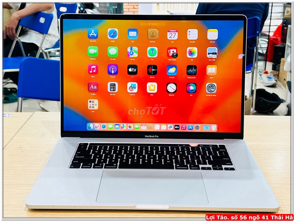 E pass MACBOOK 16 INCH 2019 BẢN CORE I9/16/512GB