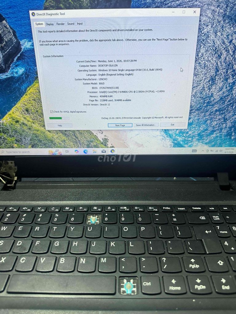 Lenovo  i7-6498DU 4/120gb VGA r5 M330. Mua bán Laptop tại Quận 12 Tp Hồ Chí Minh được đăng bởi HoàngNhân hình 1