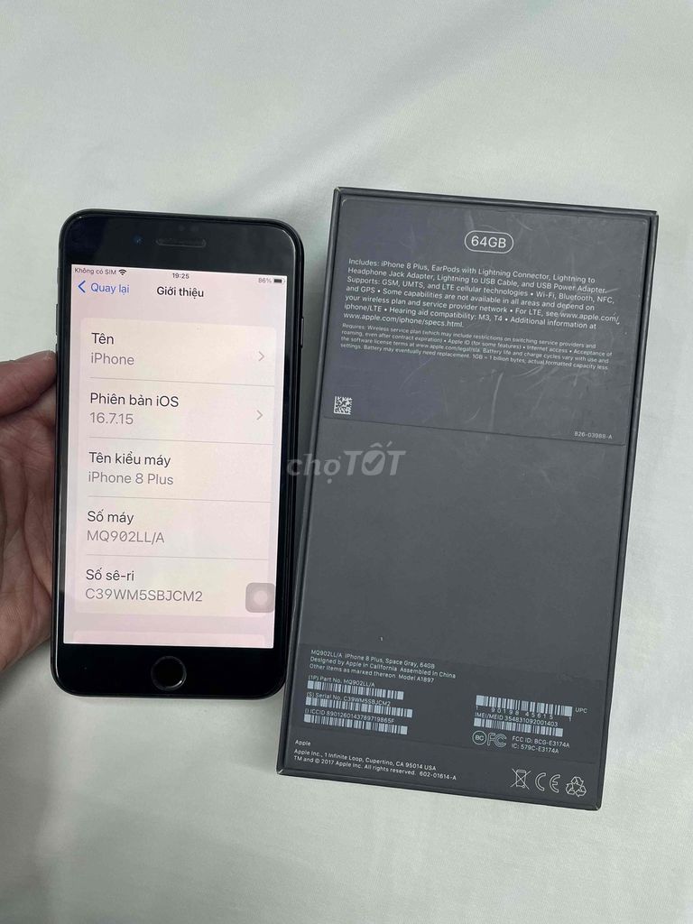 Apple iPhone 8 Plus 64GB Đen QT. Mua bán Điện thoại tại Quận 6 Tp Hồ Chí Minh được đăng bởi Huy Nguyen  hình 1