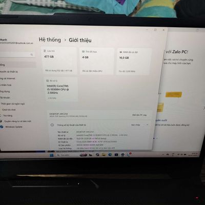 BÁN LAPTOP ASUS GAMING F15. Mua bán Laptop tại Thị xã Tân Uyên Bình Dương được đăng bởi Kim Chi