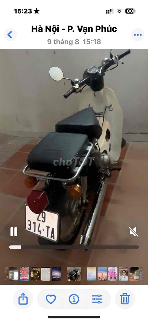 Cub 81- Kim vàng giọt lệ. Mua bán Xe máy tại Quận Hà Đông Hà Nội được đăng bởi Mr Thanh hình 8