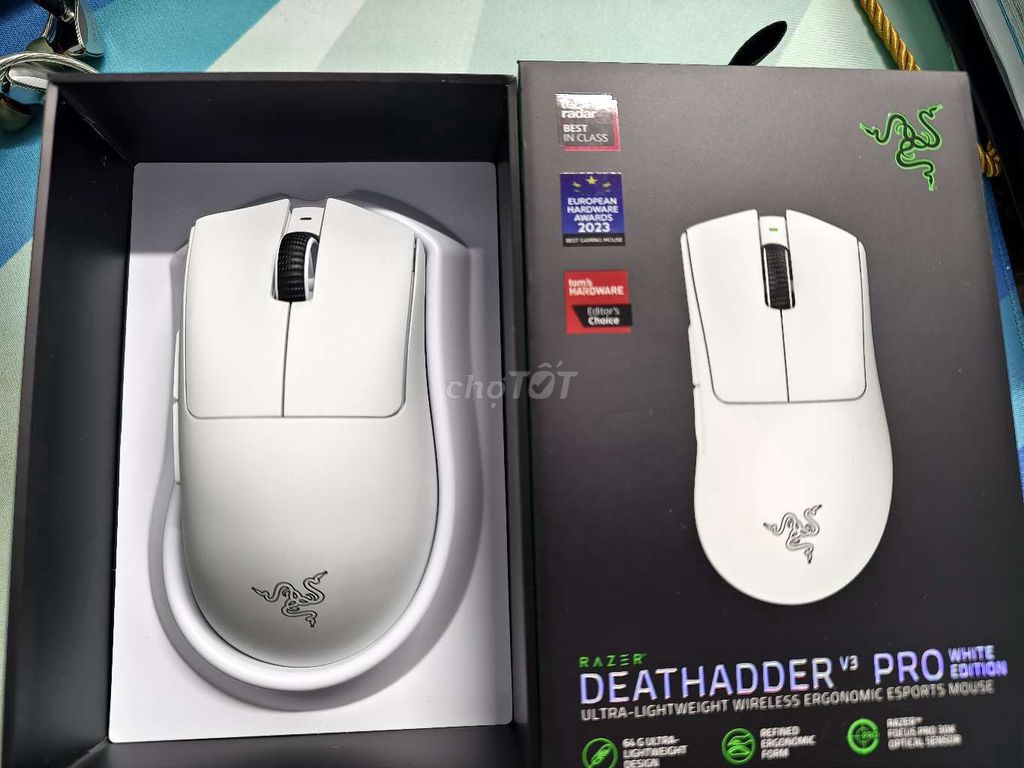 Chuột Razer DA V3 Pro Không dây Trắng. Mua bán Phụ kiện (Màn hình, Chuột...) tại Quận Cái Răng Cần Thơ được đăng bởi Nhân Tạ hình 1