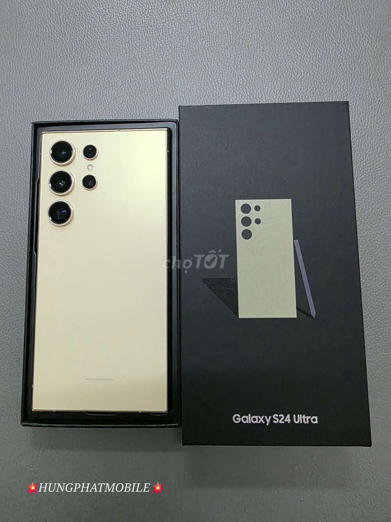 Samsung S24 Ultra 5G Vàng SSVN 2 sim 99% FULBOX💥. Mua bán Điện thoại tại Quận Đống Đa Hà Nội được đăng bởi HƯNG PHÁT Mobile hình 1