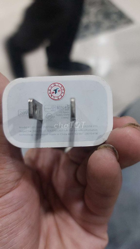 Củ sạc nhanh 20w zin ngon. Mua bán Phụ kiện (Màn hình, Chuột...) tại Quận Ba Đình Hà Nội được đăng bởi no name hình 1
