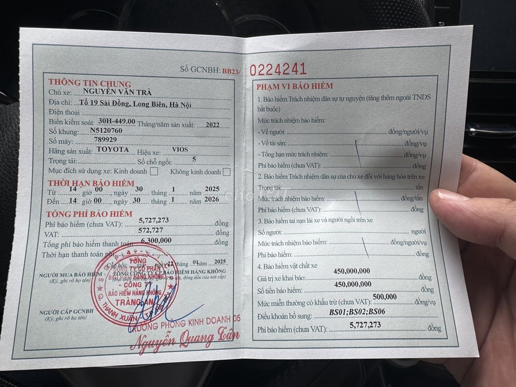 Toyota Vios 2022 G 1.5 CVT - 60000 km. Mua bán Ô tô tại Quận Long Biên Hà Nội được đăng bởi Nhà Xe Tuấn Phương hình 7