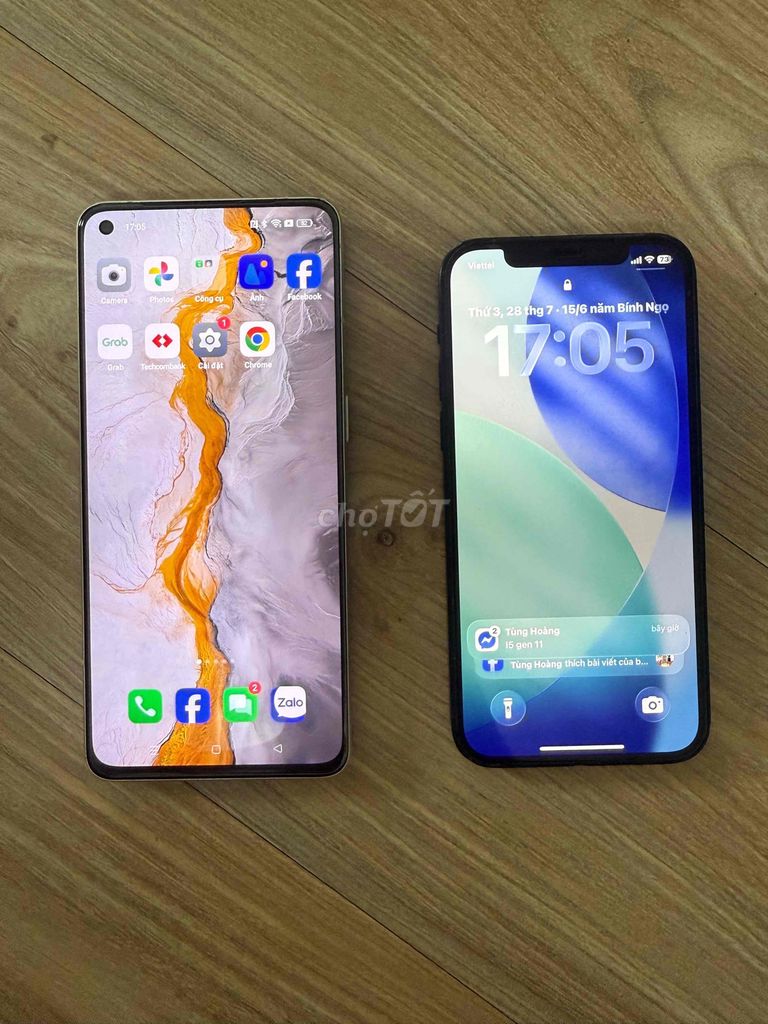 Thanh lý iphone 12 và oppo. Mua bán Điện thoại tại Quận Long Biên Hà Nội được đăng bởi Thành hình 1