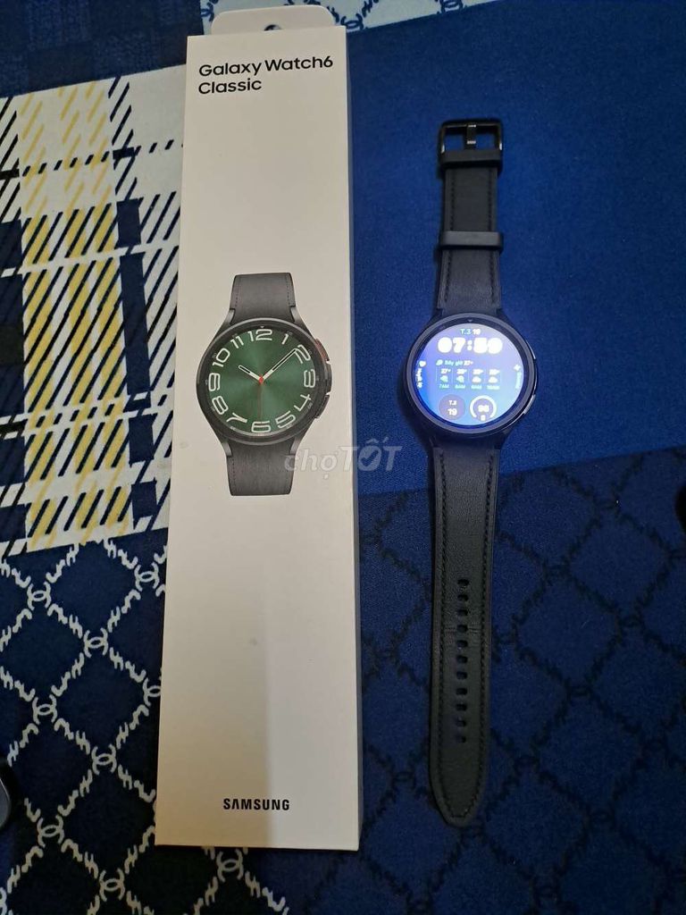 Samsung Galaxy Watch6 Classic 47mm Đen 99%. Mua bán Thiết bị đeo thông minh tại Quận Bình Thạnh Tp Hồ Chí Minh được đăng bởi Quang Tony hình 1