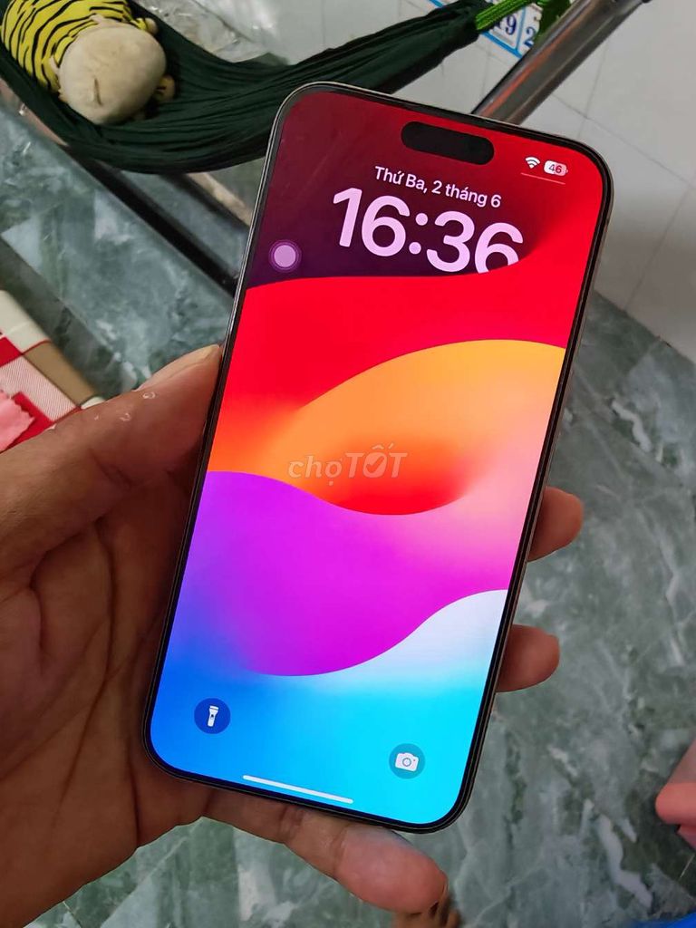 iPhone 15 Pro Max 256GB Titan tự nhiên. Mua bán Điện thoại tại Thành phố Sa Đéc Đồng Tháp được đăng bởi người ấy hình 1