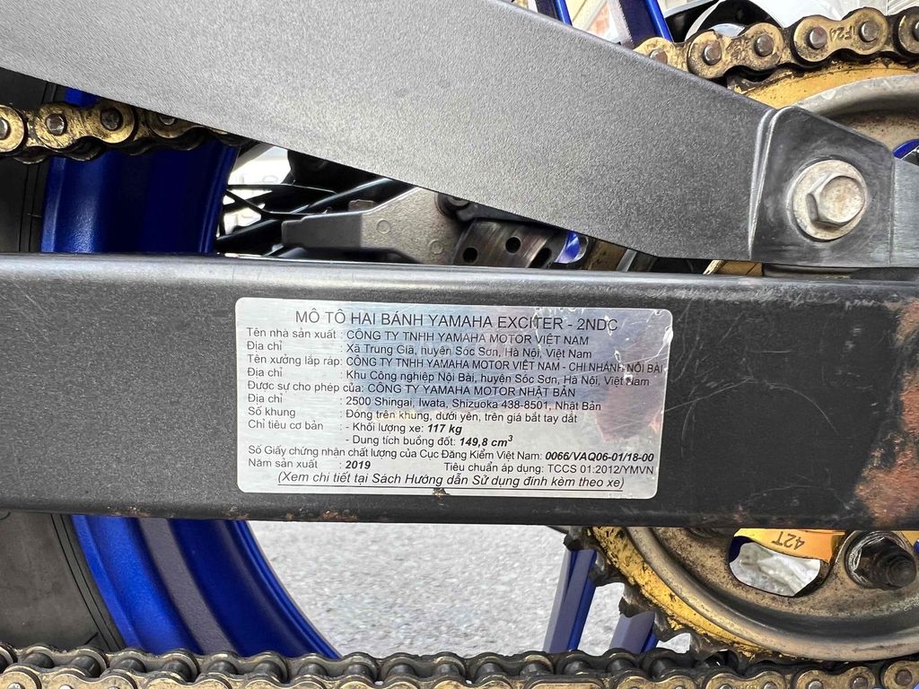 Yamaha Exciter 150 2019 Xanh GP. Mua bán Xe máy tại Quận Ô Môn Cần Thơ được đăng bởi Huỳnh Thắng hình 13