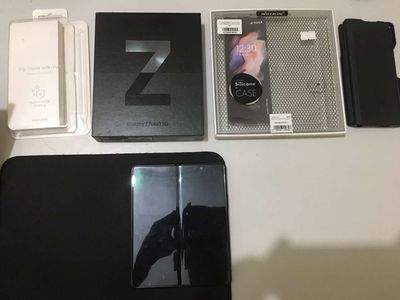 Galaxy Z Fold 3 bản VN fullbox kèm ốp da và S-Pen