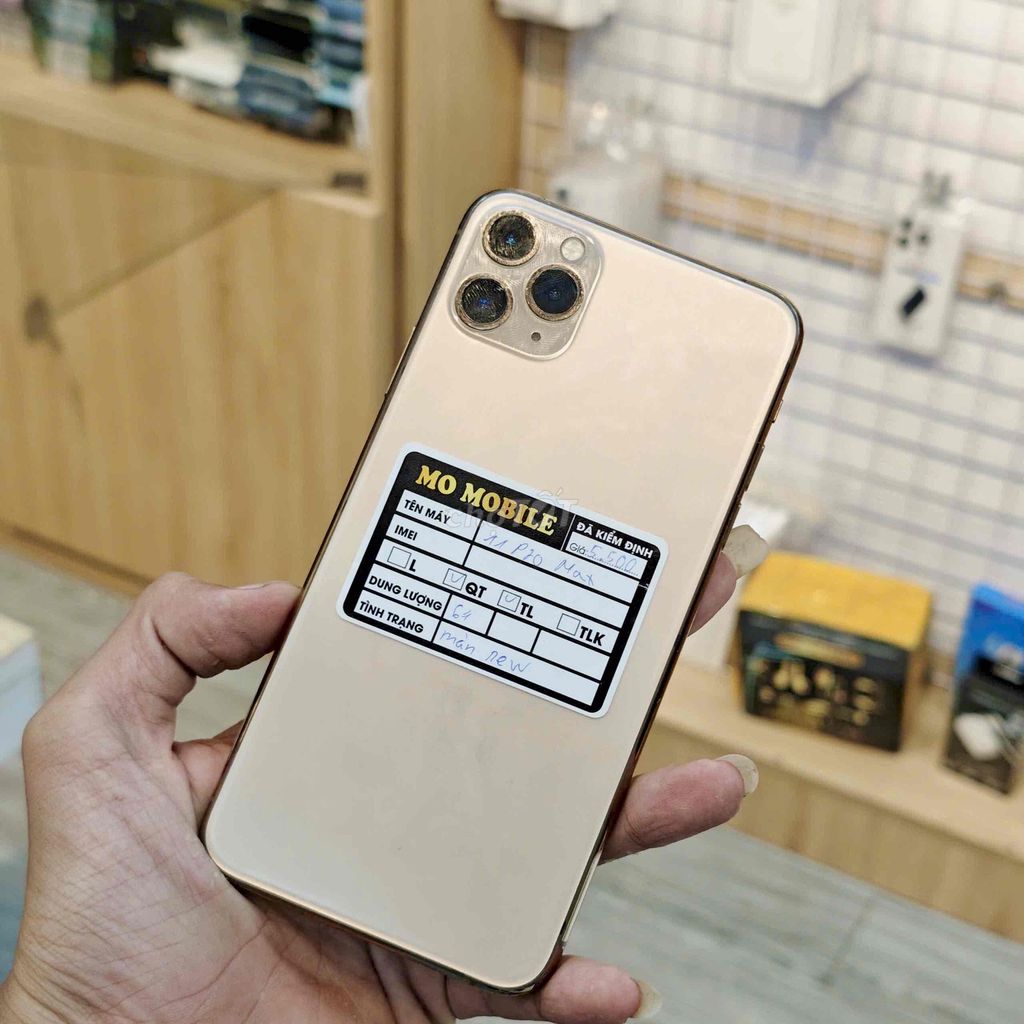 iPhone 11 Pro Max 64GB Vàng - GÓP 0đ. Mua bán Điện thoại tại Quận Ninh Kiều Cần Thơ được đăng bởi Minh Mobile hình 1