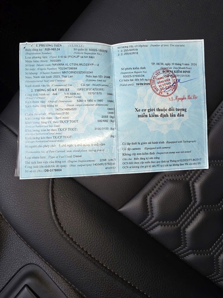 Nissan Navara 2023 VL 2.3 AT 4WD - 40000 km. Mua bán Ô tô tại Quận Bình Tân Tp Hồ Chí Minh được đăng bởi Hoàng trung hình 2