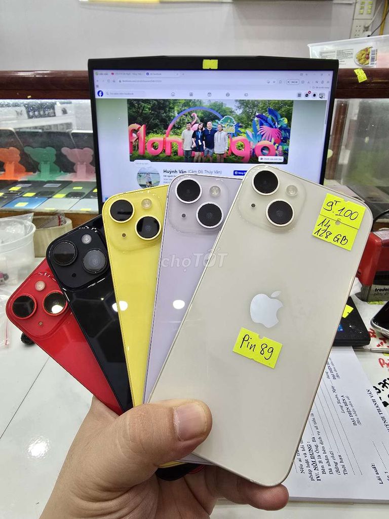 Apple iPhone 14 128GB Đa màu Đã qua sử dụng. Mua bán Điện thoại tại Thành phố Long Xuyên An Giang được đăng bởi Facebook Cầm Đồ Thúy Vân hình 1