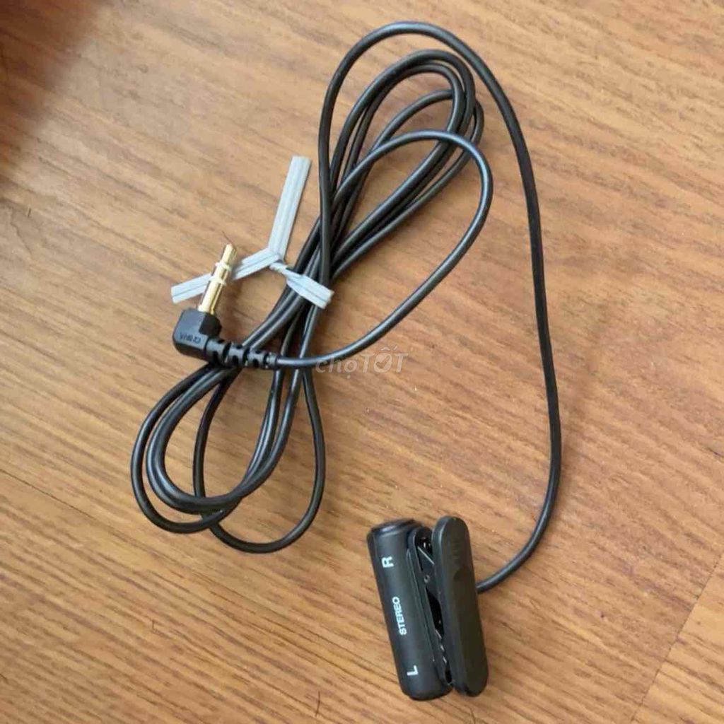 Mic cài áo Sony ECM-LV1 Đen Lọc tiếng ồn. Mua bán Tivi, Âm thanh tại Quận 12 Tp Hồ Chí Minh được đăng bởi Được hình 1