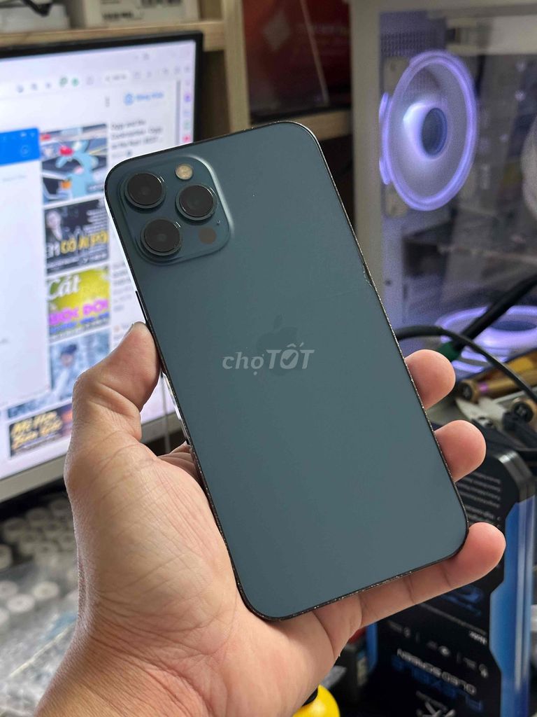 Apple iPhone 12 Pro Max 128GB Xanh. Mua bán Điện thoại tại Quận Cái Răng Cần Thơ được đăng bởi Nguyễn Đức Anh hình 1