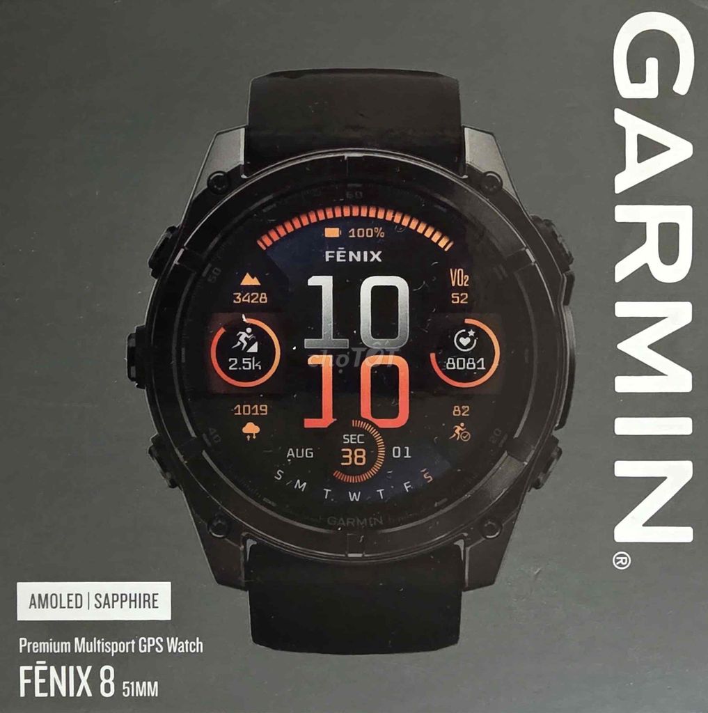 Garmin Fenix 8 AMOLED 51mm Đen. Mua bán Thiết bị đeo thông minh tại Thành phố Thủ Đức Tp Hồ Chí Minh được đăng bởi Nguyễn Hoàng Duy hình 1